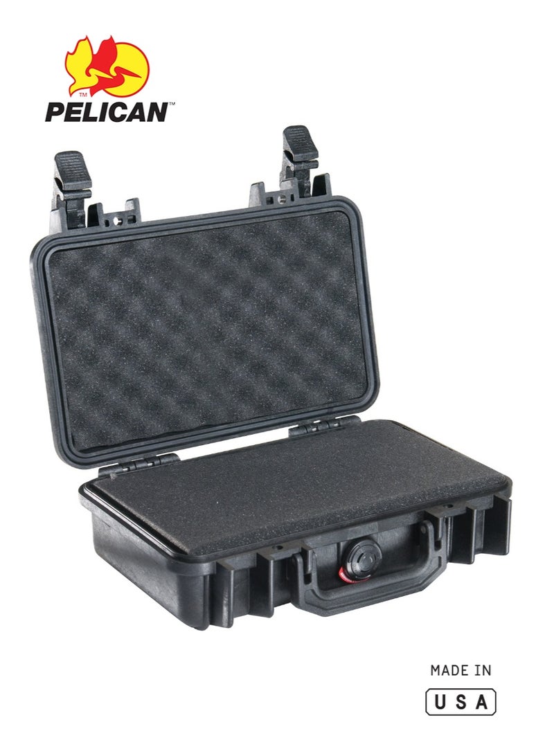 Pelican 1170 Protector Case with Foam, Black, IP67 Waterproof Hard Case