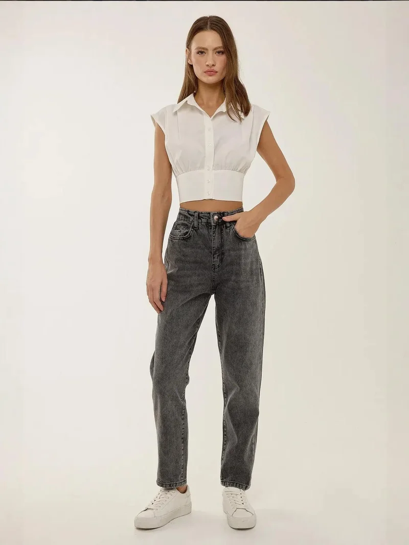 High Waist Mom Jeans