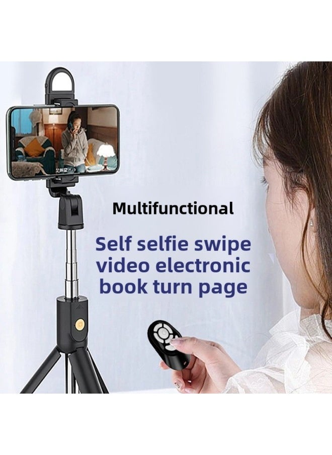 Mobile Phone Bluetooth Remote Control Multi-function Brush Video Reading Page Turning Artifact Photo Shooting Selfie Controller-Color:(Black) Rechargeable Short Video Flip Shooting Remote Control - Image 4
