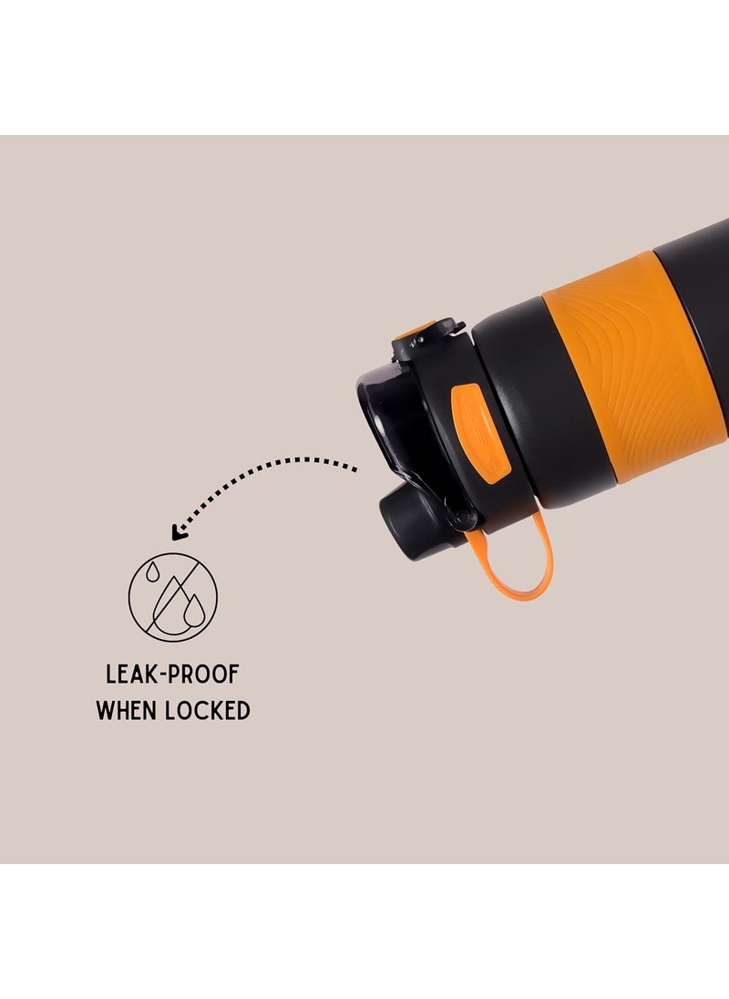 MEBO MEBO 600ml Insulated Water Bottle Stainless Steel Bottle Dual Drinking Options Sipper  Direct LeakProof Durable 24 Hours Hot  Cold Thermo Flask Best for Indoor and Outdoor Multicolor  - Image 4