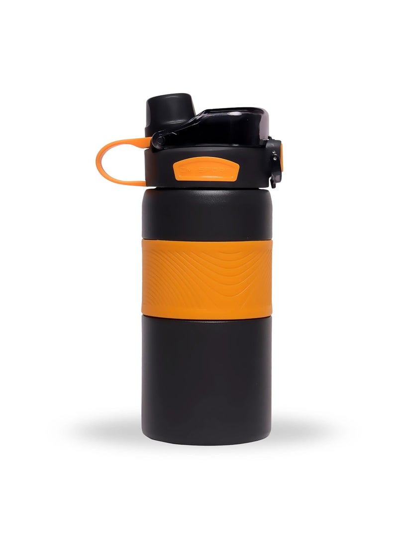 MEBO MEBO 600ml Insulated Water Bottle Stainless Steel Bottle Dual Drinking Options Sipper  Direct LeakProof Durable 24 Hours Hot  Cold Thermo Flask Best for Indoor and Outdoor Multicolor  - Image 1