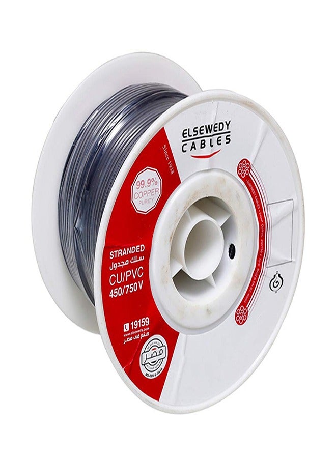 ELSEWEDY ELECTRIC Elsewedy Electric 1mm 100m twisted copper wire roll - Black 