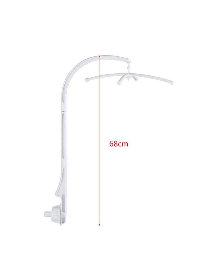 Estink Baby Mobile Holder 26 Inch White Baby Crib Mobile Music Box Bed Bell Toy Holder Toy Decoration Hanging Arm Bracket For Baby Bed Perambulator (Without Dolls) - Image 5