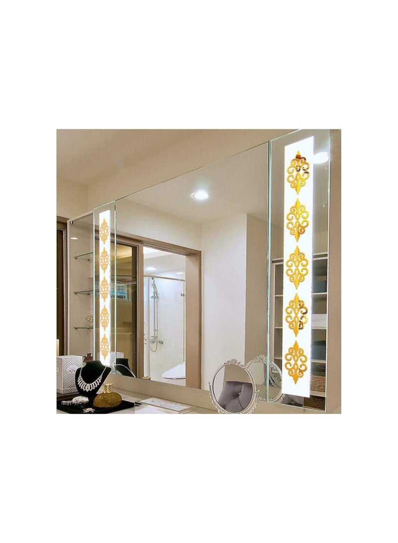 GGOOT 10pcs Self-Adhesive Tiles 3D Mirror Wall Stickers Wall Decal Home Decor Poster - Image 1