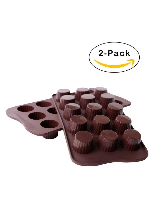 Webake Candy Molds Silicone Chocolate Molds Baking Mold For Jello Keto Fat Bombs And Peanut Butter Cup Pack Of 2 - Image 5