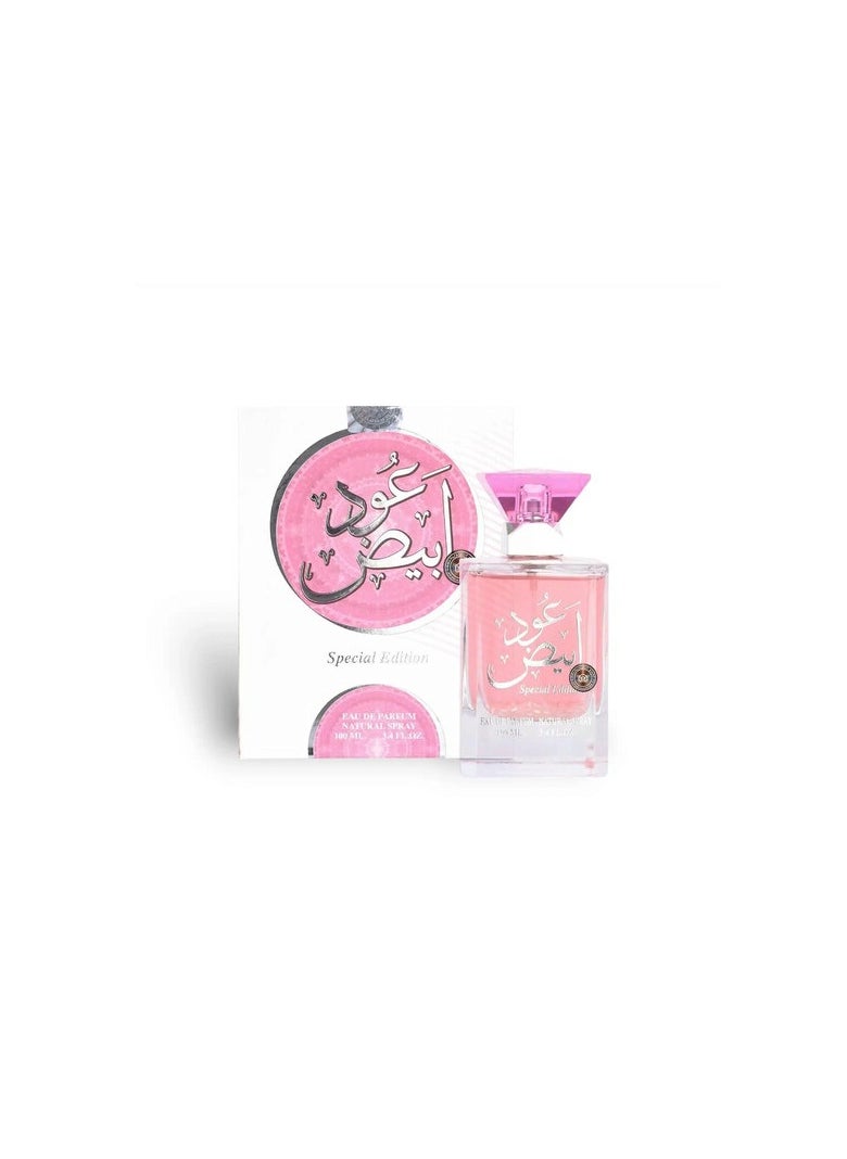 ارض الزعفران عطر عود أبيض سبشال إديشن للنساء – ماء عطر 3.4 أونصة (100 مل🌟🌟🌟🌟🌟  - Image 2