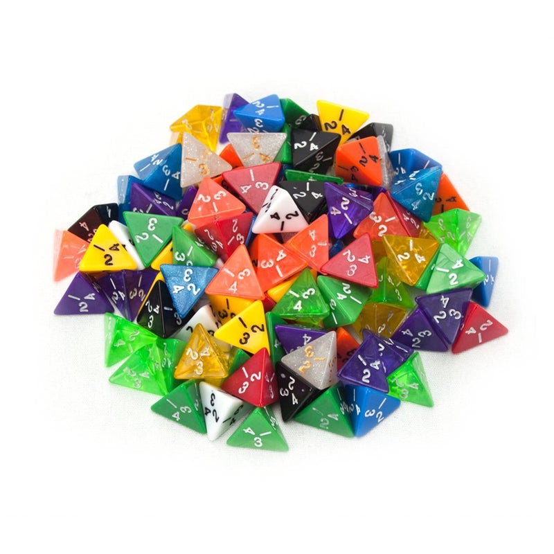 Wiz Dice Bulk Random Polyhedral Dice D1000 25 Pack Polyhedral Role Playing Dice in Unique Colors DND Accessories for TTRPG Dice Games Ideal Roleplaying Game Dice - Image 2