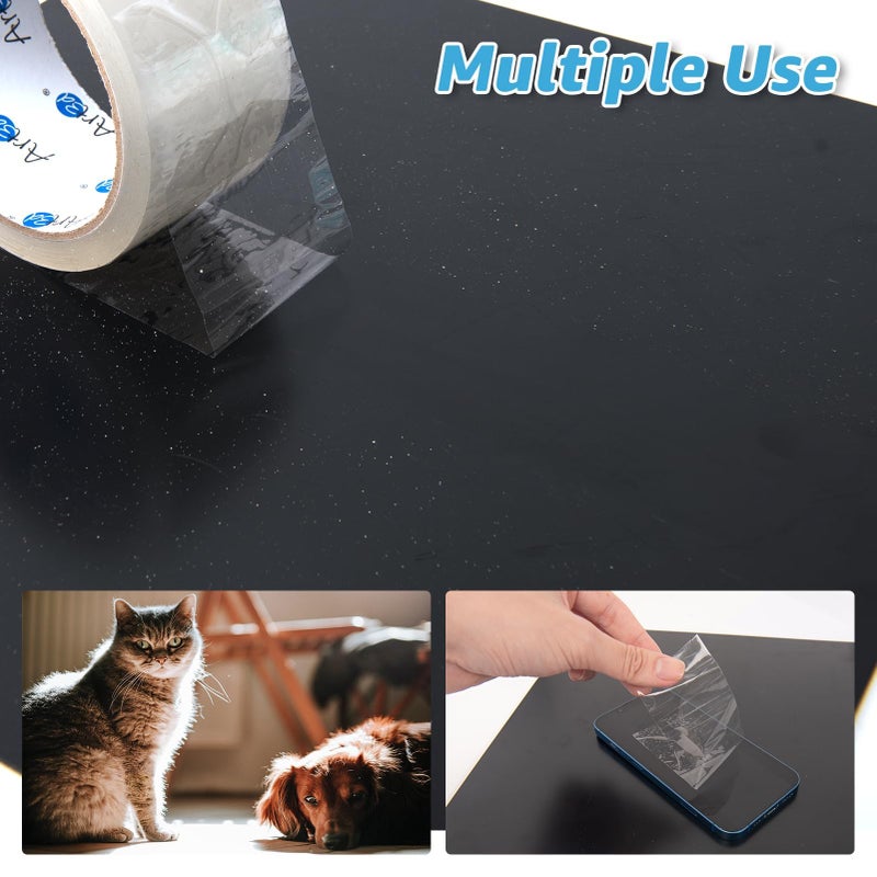 Art3d 6 Rolls Carton Sealing Tape Heavy Duty, Clear Packing Tape, 1.88" x 55 yds, 2 mil Thick - Image 3