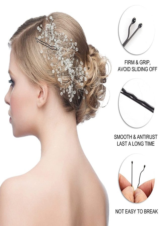 دريم لوفر مجموعة دريم لافر المعدنية، 24 قطعة، دبابيس شعر سوداء للنساء والفتيات، مشابك شعر بطول 2 بوصة، أداة لعمل الكعكة، دبابيس تصفيف شعر مجعدة، أداة مثالية لصالونات تصفيف الشعر، تناسب جميع أنواع الشعر - Image 5