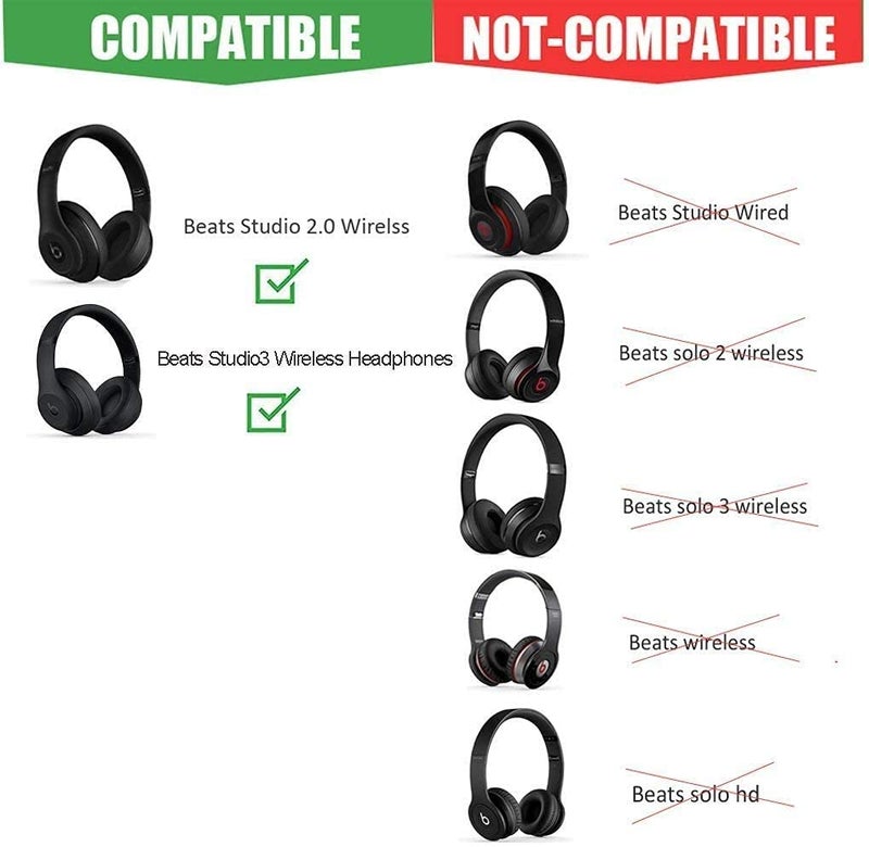Knomix Studio Wireless Headband Replacement Repair Kit - Compatible with Studio 2.0 / 3.0 (Limited Edition - Red Logo) - Image 2