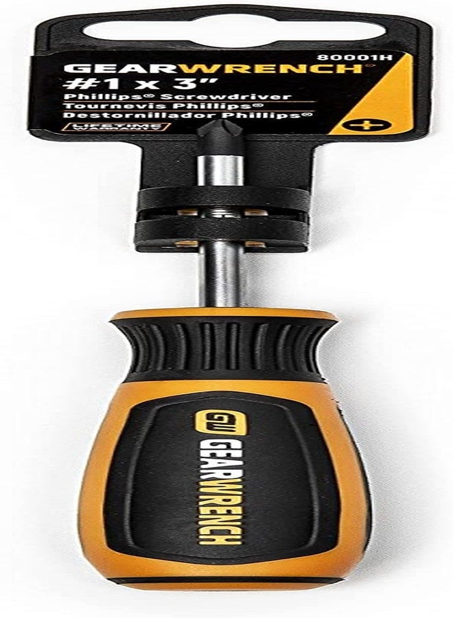 GEARWRENCH #1 x 3" Phillips Dual Material Screwdriver - 80001H - Image 5