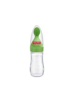 Fisher-Price Squeezy Silicone Food Feeder Green 125Ml  - Image 1