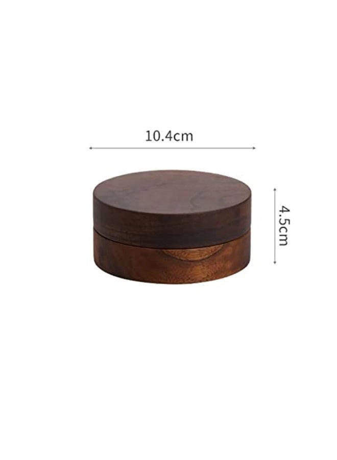 SHENGHUI 3 Slot Portable Ashtray - Wooden Ashtray With Lid For Smokers,Stainless Steel Liner Ash Tray,Windproof Durable Ashtray For Smoking Outdoors Indoors Home Office Decoration - Image 2