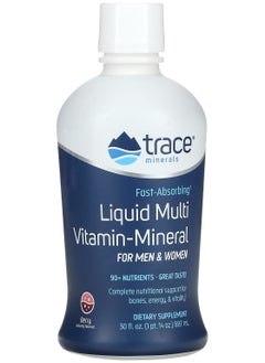 Trace Minerals Liquid Multi, Vitamin-Mineral, For Men & Women, Berry, 30 fl oz (887 ml) 