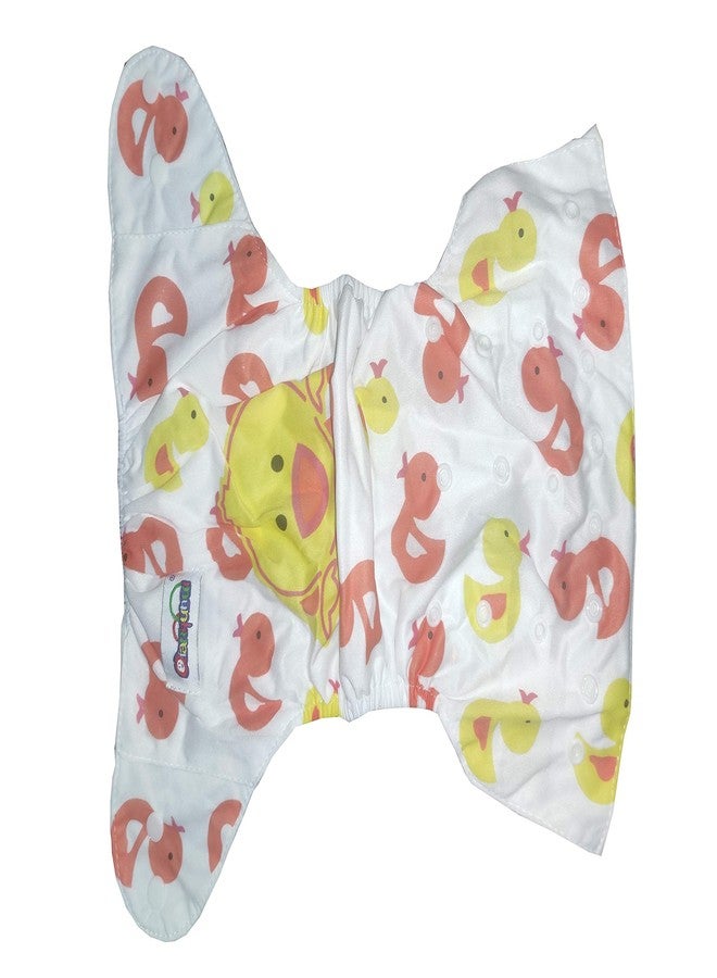 Crawl'in Baby Cloth Diaper Pants Adjustable Reusable Washable Printed Button Diaper For Babies/Infants/Toddlers (Age 0 to 2 Years) (Assorted Colours & Prints) (Duck Print) - Image 3