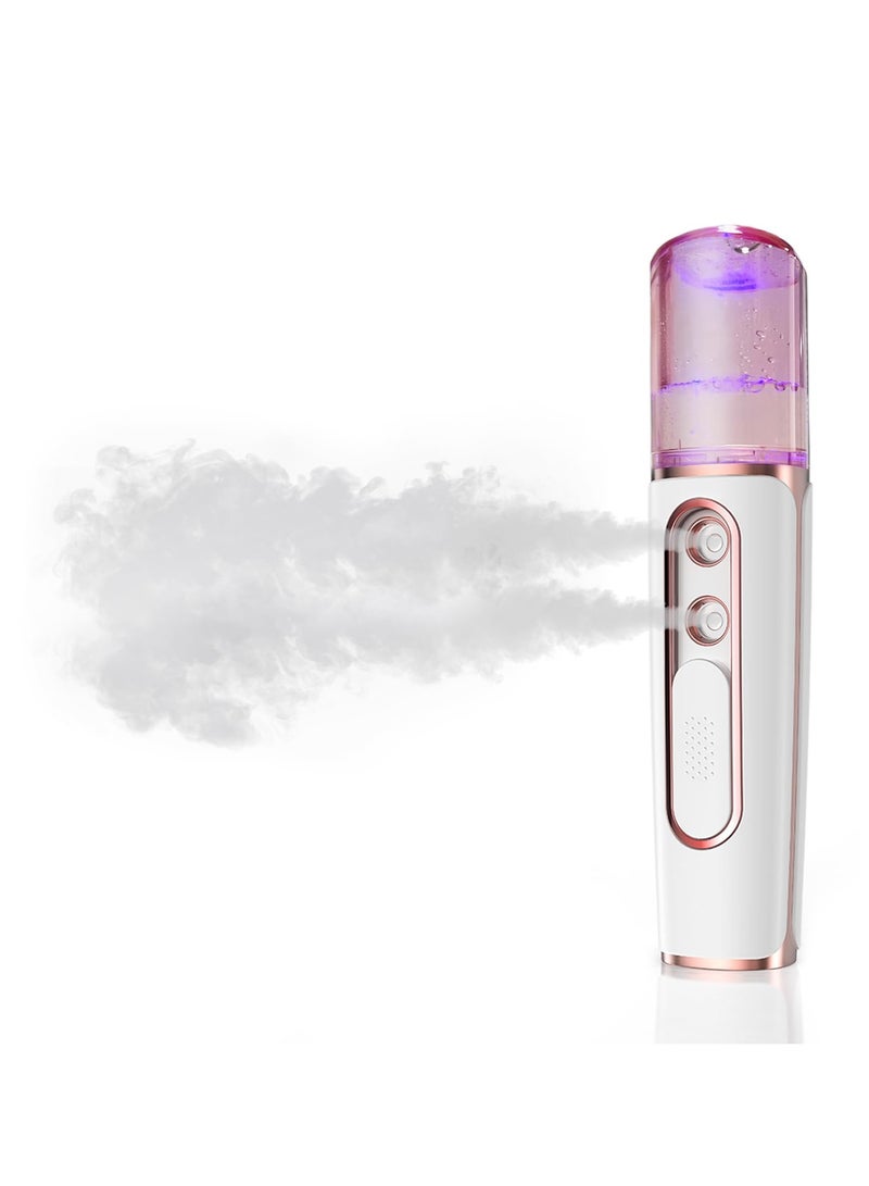 سيوسي نانو بخاخ الوجه ، بخاخ مصغرة المحمولة مع اثنين من الفوهات ، الناقل التسلسلي العام القابلة لإعادة الشحن ، خزان المياه البصرية ، رمش التمديد ، العناية بالبشرة ، المكياج اليومي ، ترطيب الوجه باليد بخاخ - - Image 1