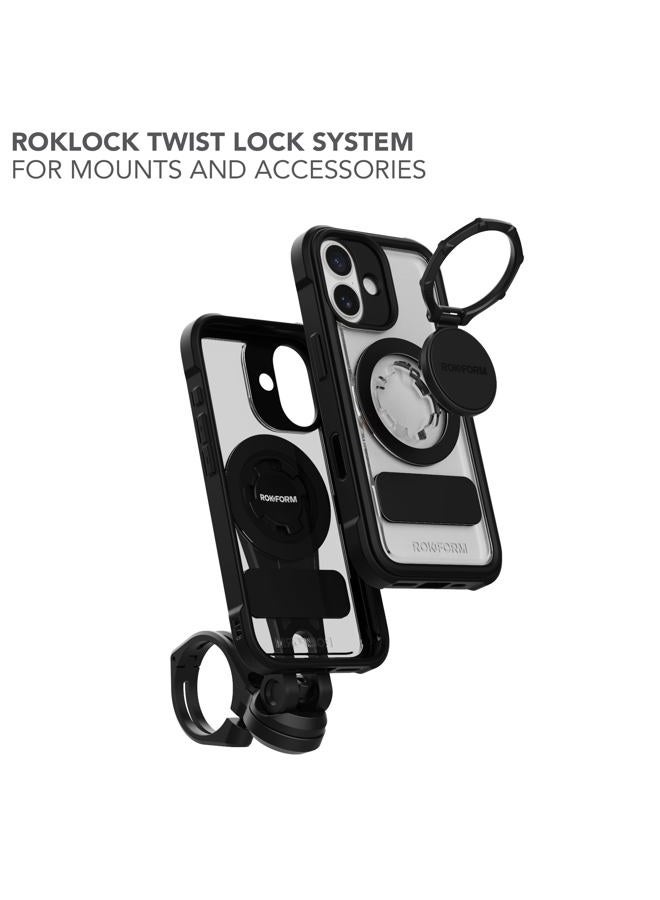 Rokform Crystal Case Compatible with iPhone 17, Magnetic Cover (Clear) - Image 4