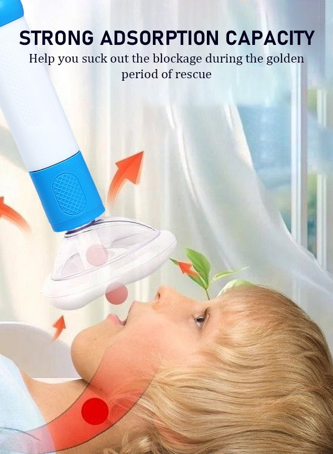 Generic A must-have for first aid! Environmentally friendly portable emergency suction resuscitator, with a free double mask, to protect breathing safety  - Image 3