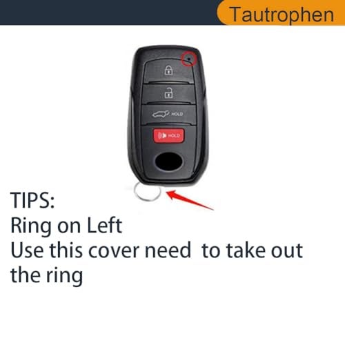 Tautrophen Key Fob Cover Compatible with Toyota Crown Corolla Cross Highlander Tundra Prius Venza Sequoia Camry 2025 - Image 4