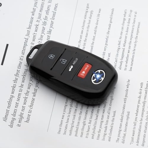 Tautrophen Key Fob Cover Compatible with Toyota Crown Corolla Cross Highlander Tundra Prius Venza Sequoia Camry 2025 - Image 3