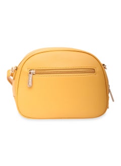 CAPRESE Caprese Cabo Croco Ochre Faux Leather Small Sling Bag  - Image 5