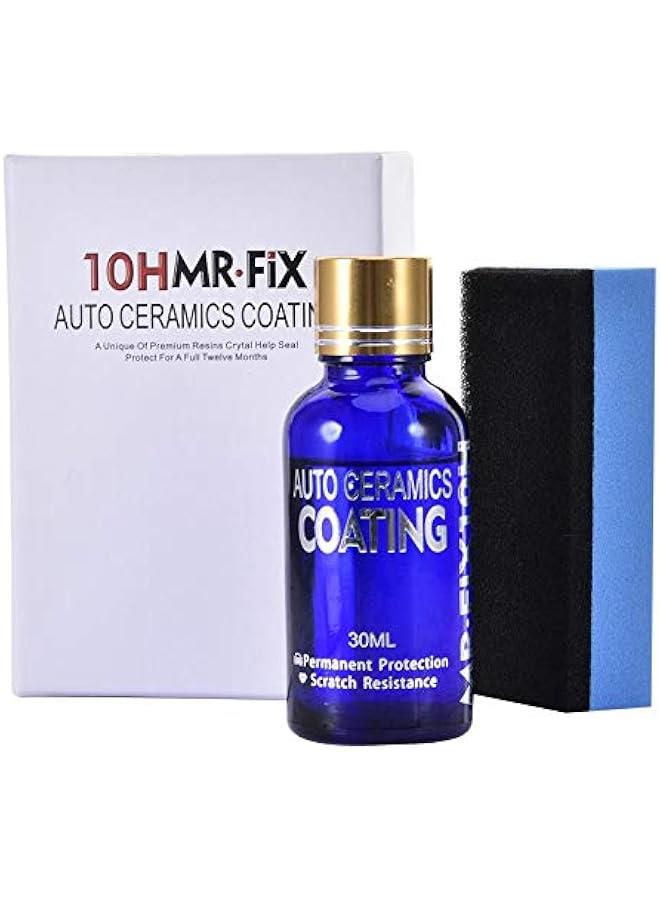 Generic 10H Hardness Nano Super Ceramic Coating for Cars,  Car Liquid Ceramic Coating Kit Hydrophobic Coating Paint Care Polishing 30ML Liquid Auto Motorcycle Ceramic Coating  - Image 1