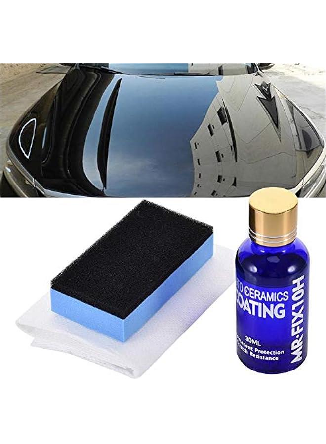 Generic 10H Hardness Nano Super Ceramic Coating for Cars,  Car Liquid Ceramic Coating Kit Hydrophobic Coating Paint Care Polishing 30ML Liquid Auto Motorcycle Ceramic Coating  - Image 2