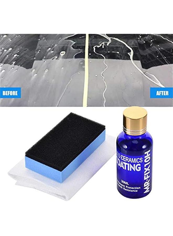 Generic 10H Hardness Nano Super Ceramic Coating for Cars,  Car Liquid Ceramic Coating Kit Hydrophobic Coating Paint Care Polishing 30ML Liquid Auto Motorcycle Ceramic Coating  - Image 3
