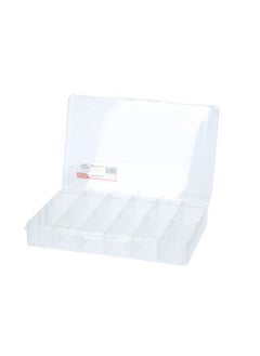 Tactix 12-Compartment Storage Box Clear Large 320007  - Image 2