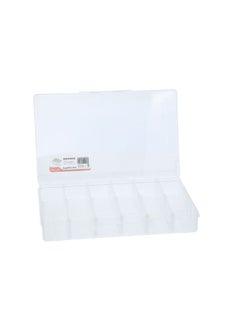 Tactix 12-Compartment Storage Box Clear Large 320007  - Image 3