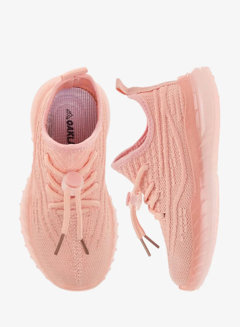 Oaklan by Shoexpress Girls Monotone Sports Shoes with Lace-Up Closure