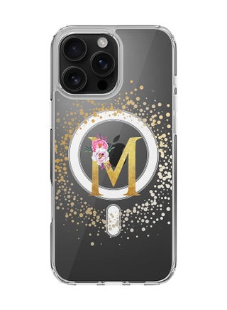 Custom Monogram Floral - M  (Clear )