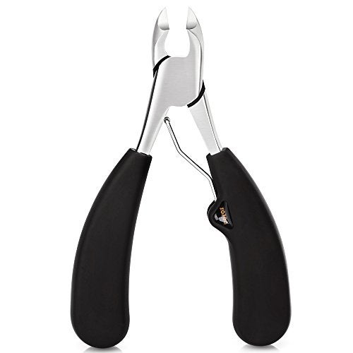 BEZOX Thick Toenail Clippers for Seniors - Large Toe Nail Clippers for Thick Nails, Precision Comfort Grip Long Handle Fingernail Clippers, Effortless Trimming Nail Cutter - Premium Stainless Steel - Image 3