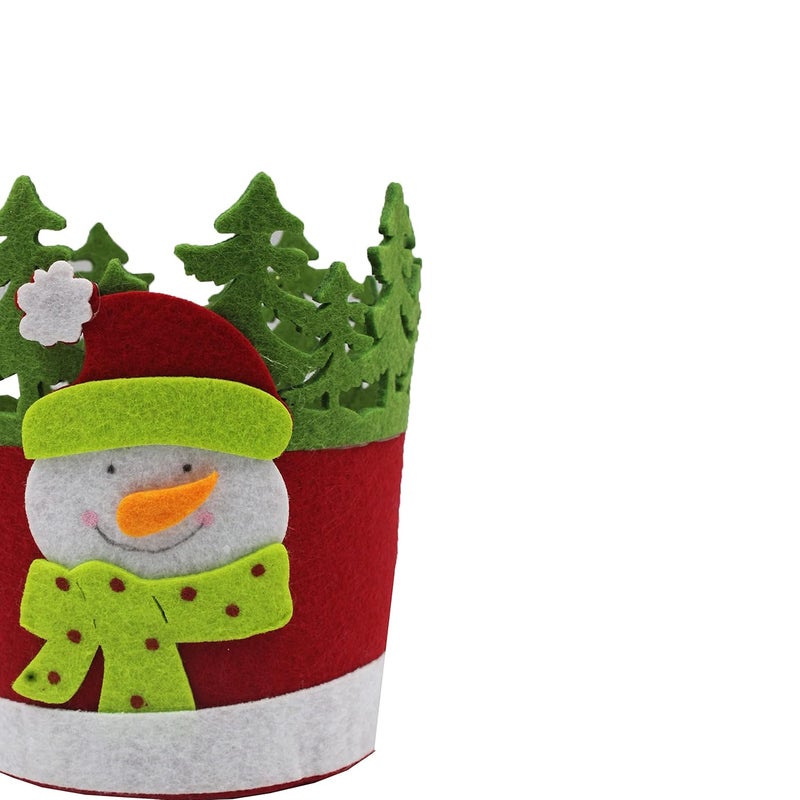 Jades Christmas Snowman Crown Basket - Image 5