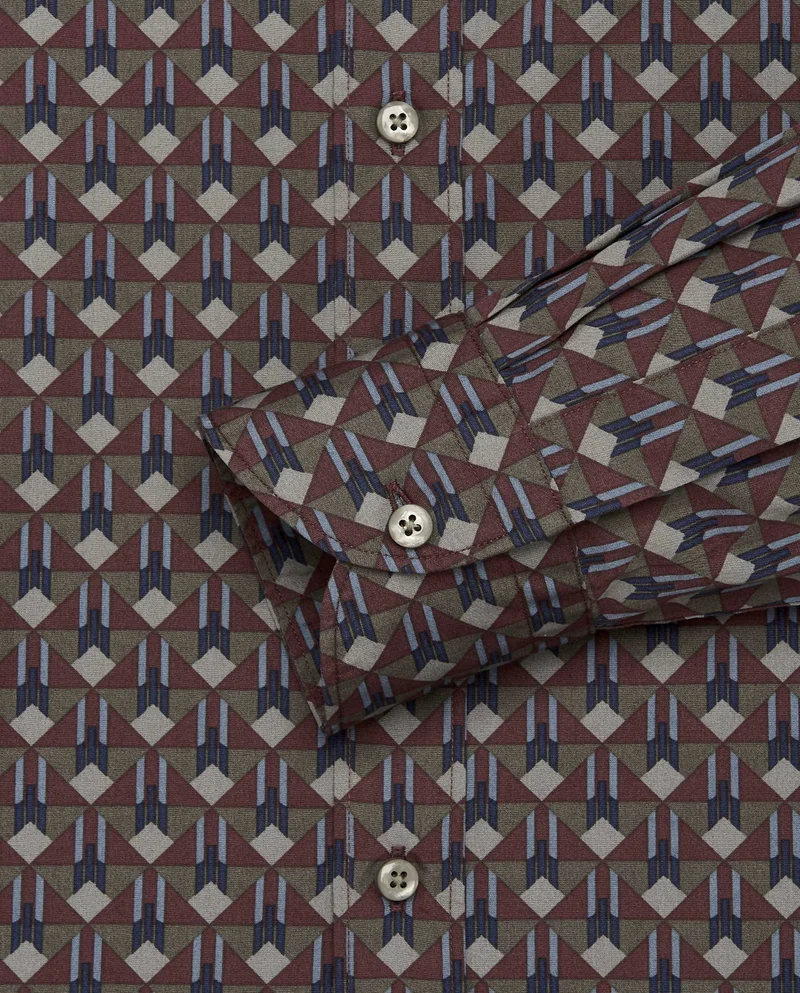 Camicissima EXTRA SLIM SHAPED PRINTED POPLIN SHIRT