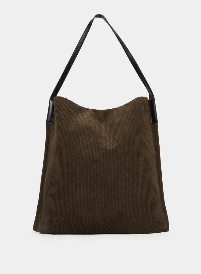 ستايلي شنطة كبير مع حمالة جلد