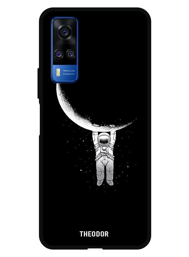 Theodor Protective Case Cover For Vivo Y51 2020 Astronaut & Moon - Image 1