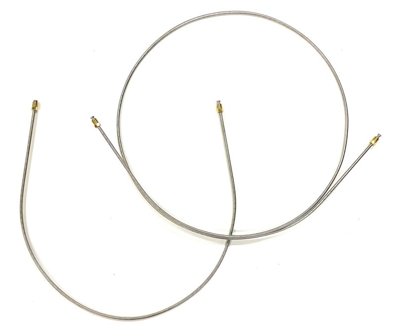 Stainless Steel Rear Axle Brake Line Pair Cut To Length And Flared With Correct Fittings Just Bend Them Into Place The Stop Shop SS2R