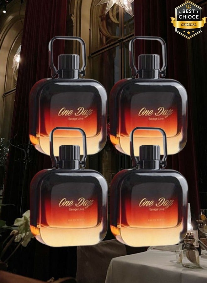 Reyane Tradition 4 Pieces One Day Savage Love Perfume For Men 100ml EDP - Image 1