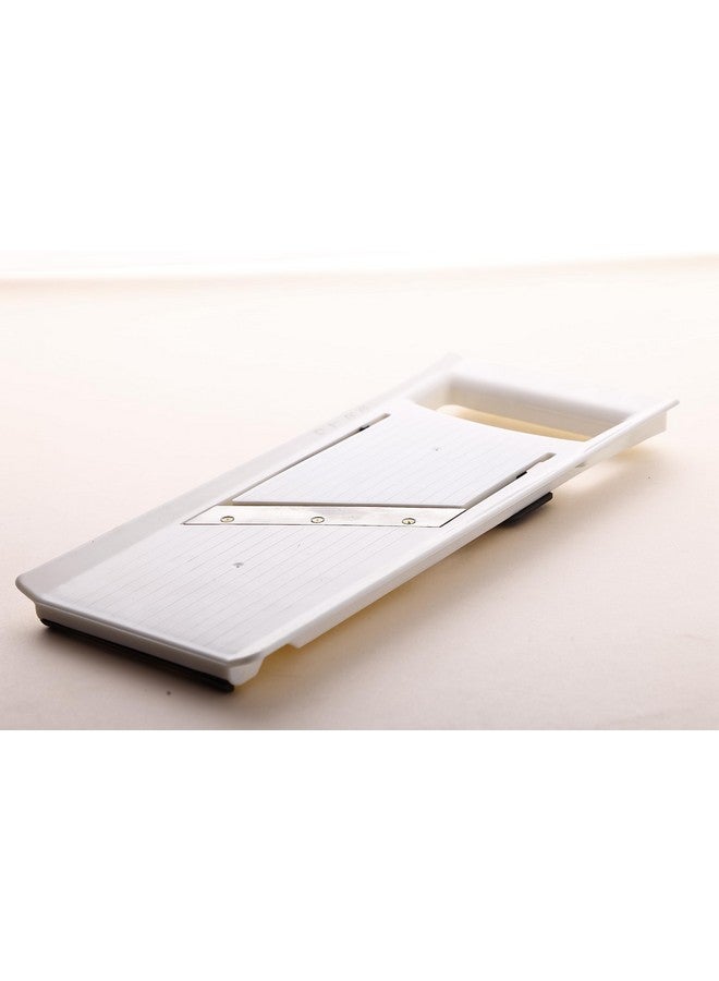 GANESH Sleek Adjustable Slicer for Cutiing Fruits & Vegetable Slices Different Slices Thickness Cutting, Color May Vary - Image 3