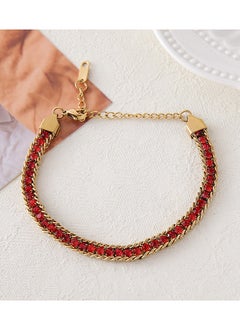 Mark Fairwhale Fashionable High-end Light Luxury Four Petal Flower Bracelet 