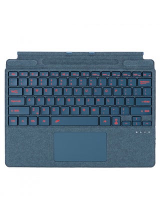 Arabic and English Keyboard for Microsoft Surface Pro 11/X/10/9/8, 7-color Keycap Alphabet Backlit Bluetooth Wireless Removable Keyboard with Magnetic Pen Slot - pzsku/Z4D76893E62A2C1D417BFZ/45/1745908842/95ed5ccf-8f53-403d-b09d-df3219a17596