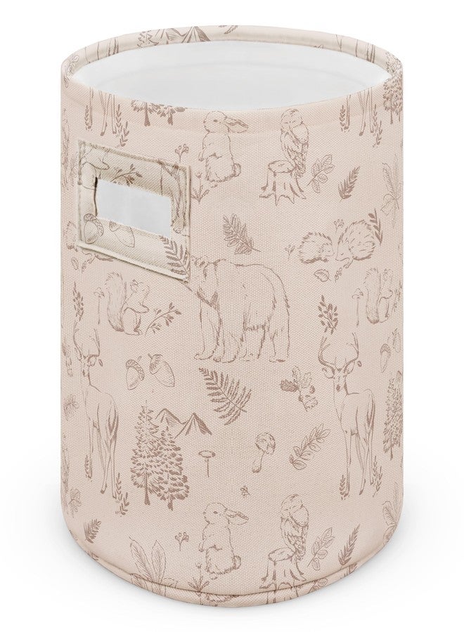 Sorrel + Fern Nursery Storage Basket (Magic Forest), Soft Collapsible Fabric Toy Bin, Magic Forest-Inspired Organizer for Playroom or Nursery, Gender-Neutral Decor, 13 × 13 Inches - Image 1