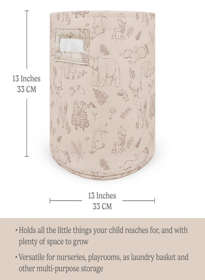 Sorrel + Fern Nursery Storage Basket (Magic Forest), Soft Collapsible Fabric Toy Bin, Magic Forest-Inspired Organizer for Playroom or Nursery, Gender-Neutral Decor, 13 × 13 Inches - Image 4