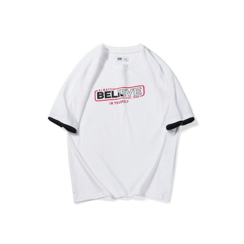 Boys summer Korean new children's clothing short sleeve T-shirt big children's cotton printing Joker half sleeve children's short sleeve wholesale - Image 5