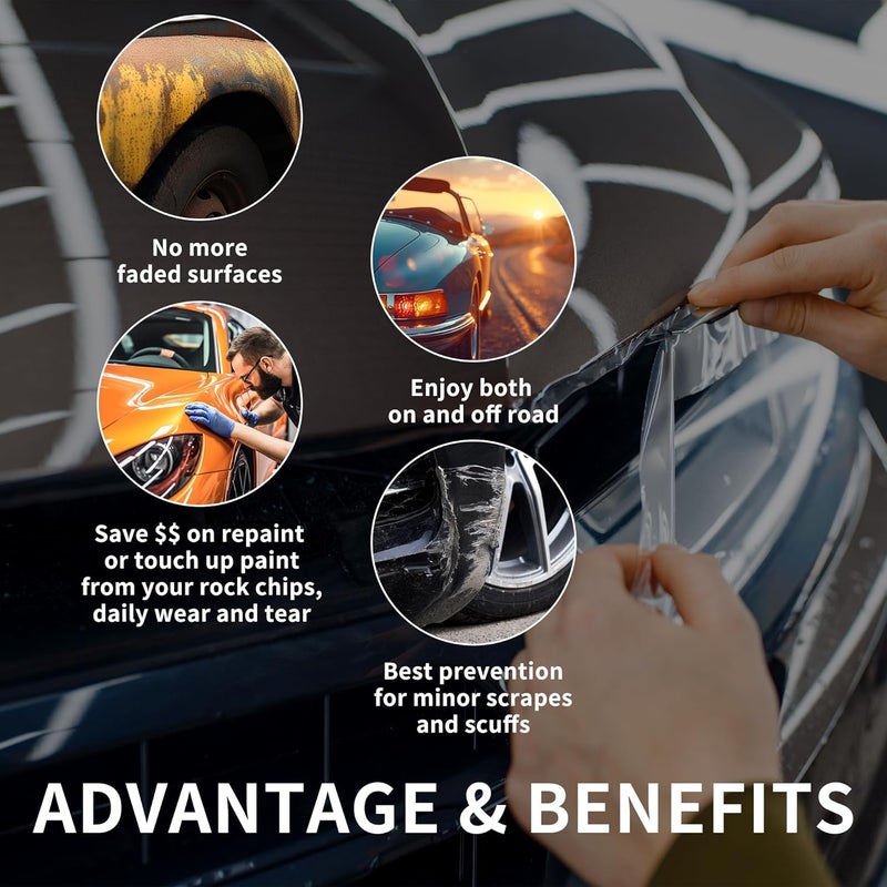 TAPEBEAR Premium Car Wrap Film - Clear Gloss - Image 5