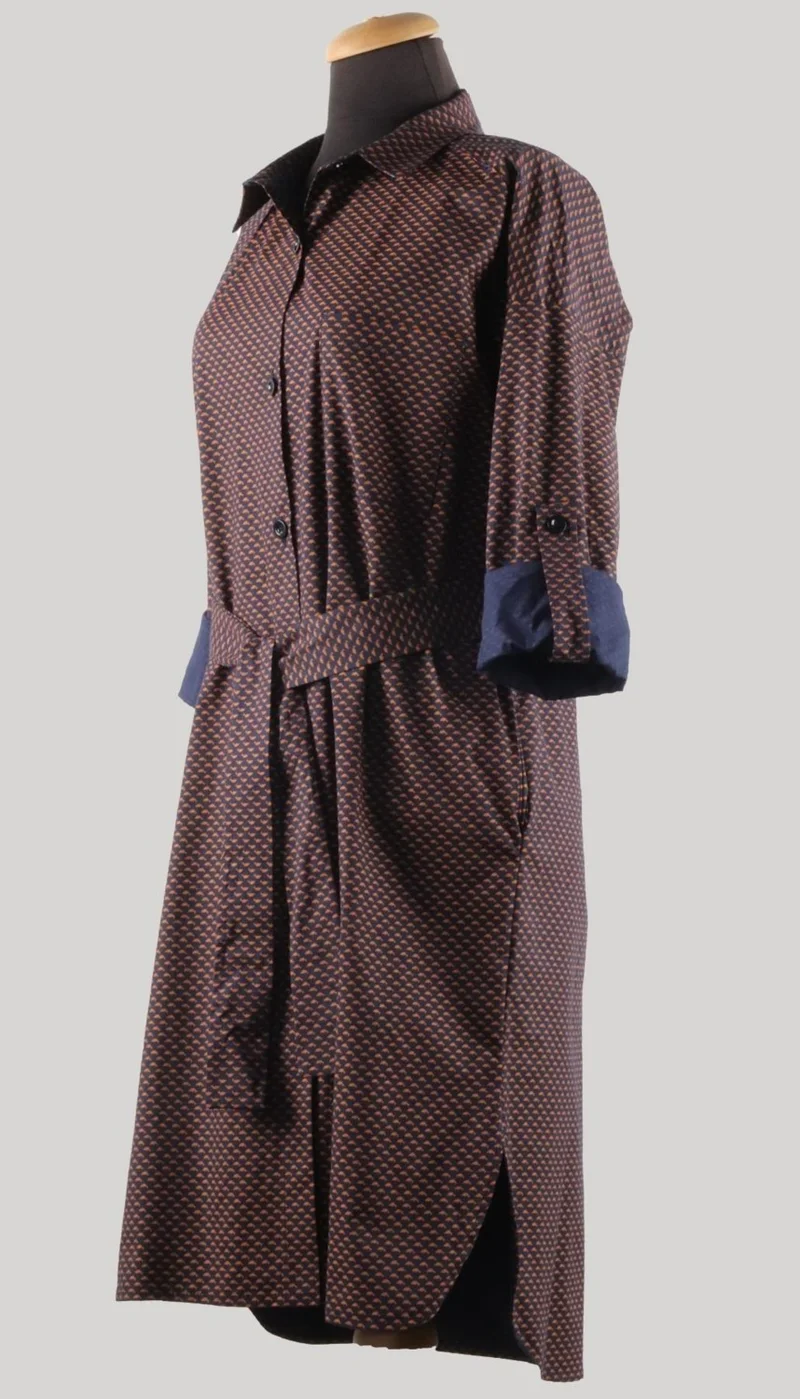 الكسندر جاردي Belted Patterned Dress