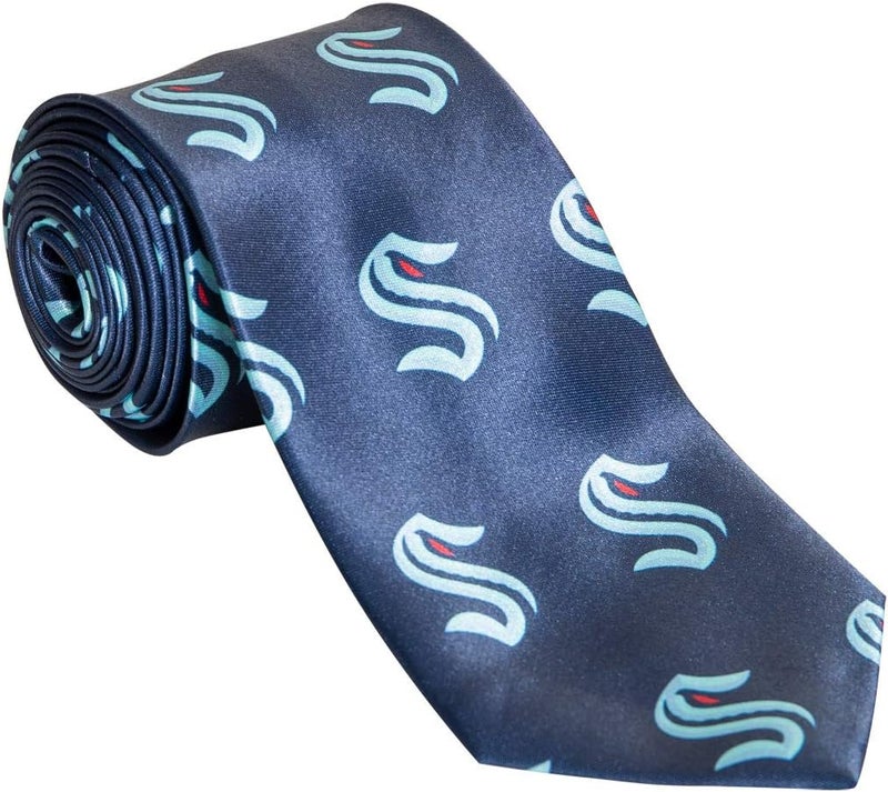 NHL Men's All Over Team Logo Neck Tie