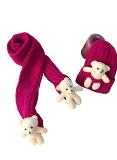 Generic Girls Scarf and Hat Set Age 4-14  - Image 2