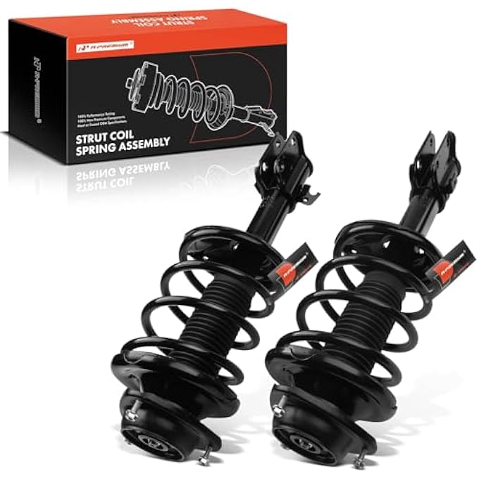 A-Premium Pair 2 Front Complete Shock Struts  Coil Spring Assembly Compatible With Subaru Legacy 2000 2001 2002 2003 2004 Driver And Passenger Side Replace 171448 171447 - Image 2